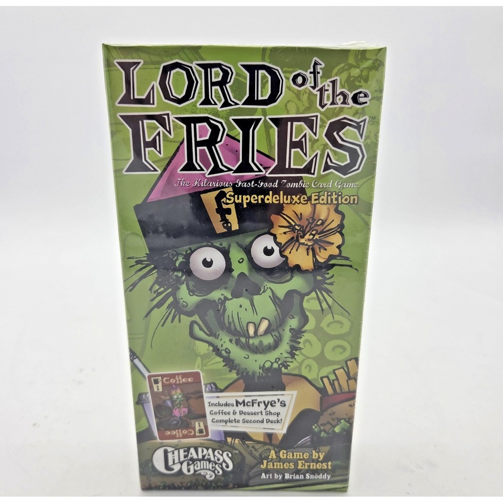 Lord of the Fries Super Deluxe 4th Edition Sealed New Cheapass Games Boardgame